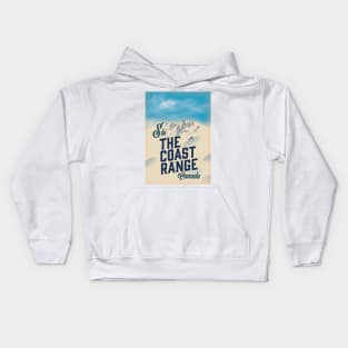 Ski The Coast Range Canada Kids Hoodie